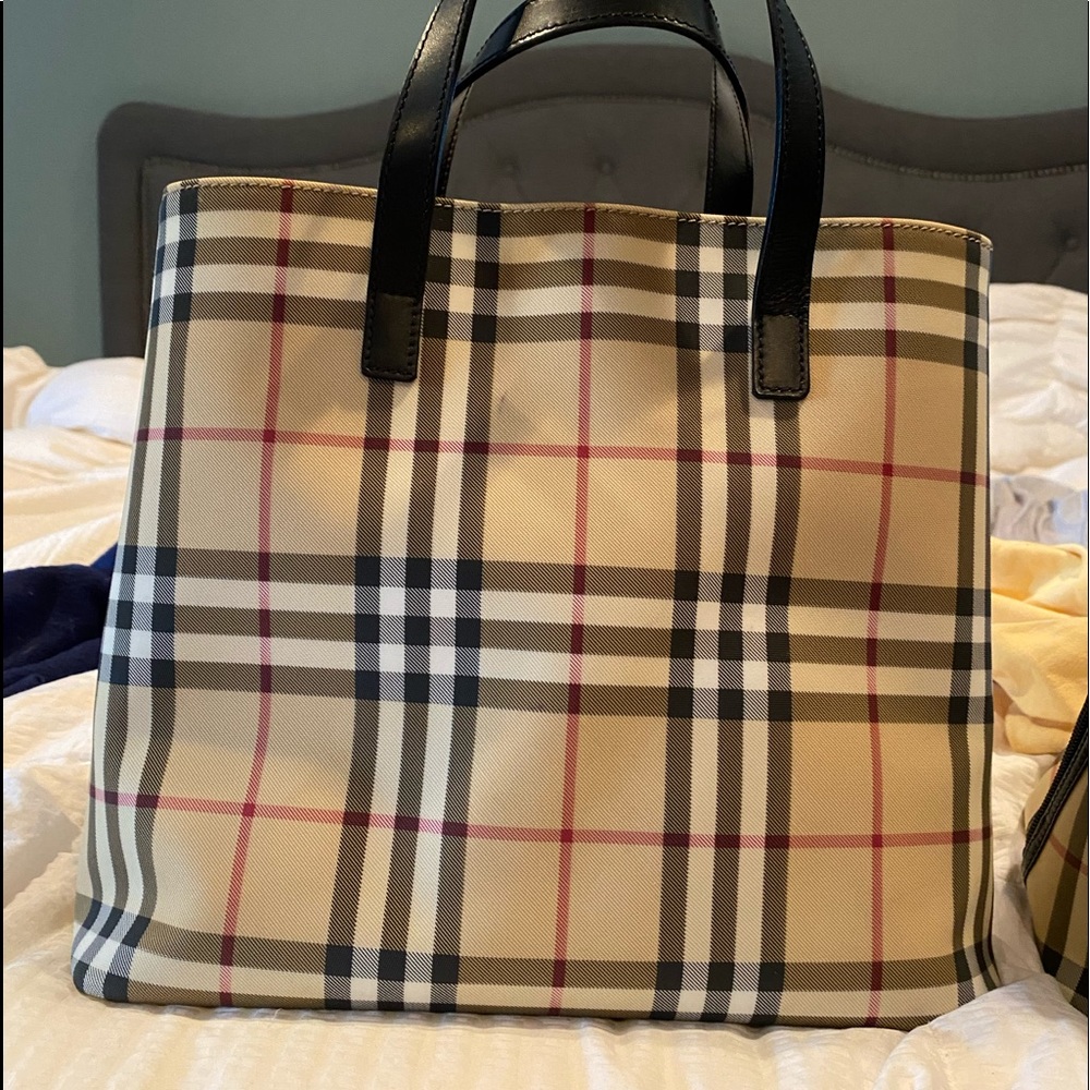 Burberry Nova Check Tote Bag